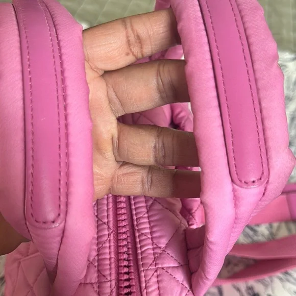 MZ Wallace Pink Quilted Crossbody Bag - Picture 4 of 16